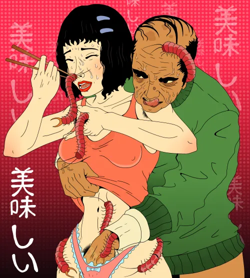 Yukiko Makoto discovers new tastes (by Me) by MaxHartman33