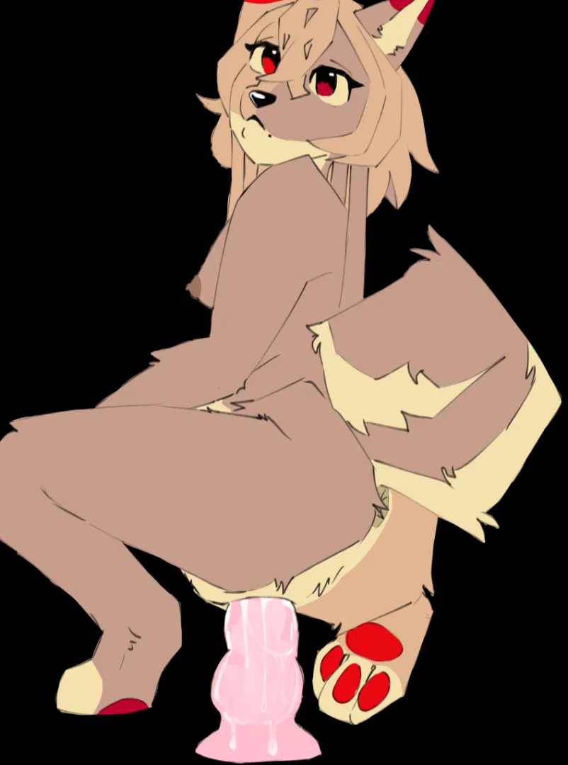 Yunara taking large toy [F] (buttermybird) posted by Nanachii1