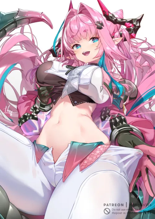 Yvonne's sexy tummy [Arknights: Endfield] by marxsander2016