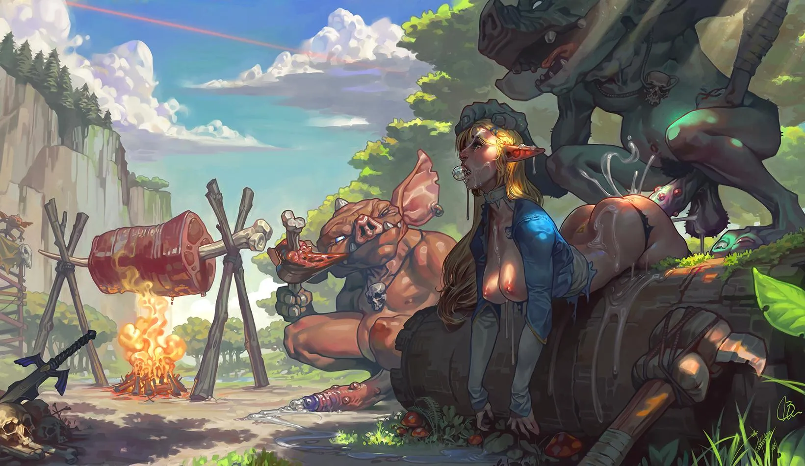 Zelda and the Bokoblins (The Sabu) posted by The_Sabu