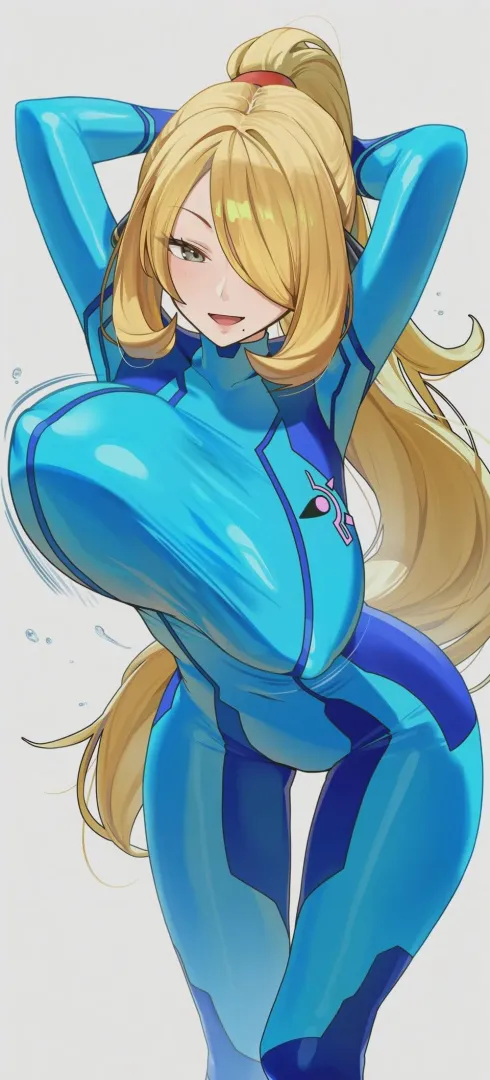 Zero suit Cynthia (circle_ueponzu) posted by GoddessTamamo