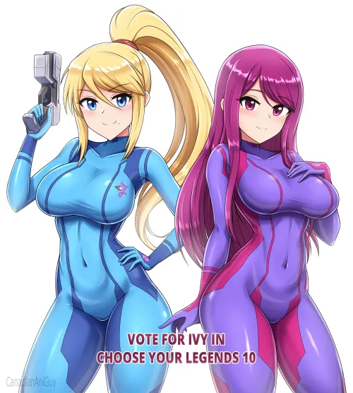 Zero Suit Samus And Ivy (Fire Emblem Engage) (Commission By CanadianAniGuy) by KManoc