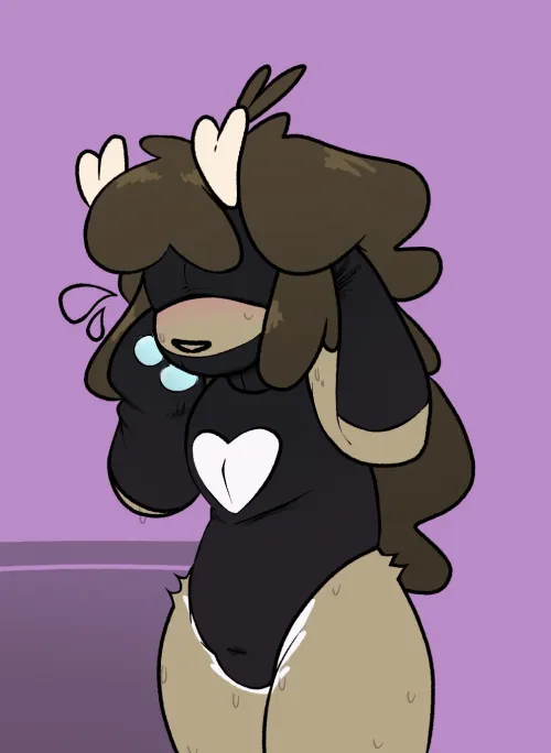 Zipper problem [Transfem] (Artist: me) by frosted_deer64