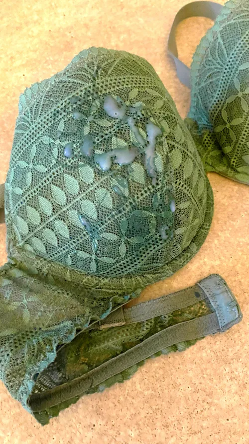 éjaculation dans le soutien gorge de ma salope 95 C by Kkirikhou45