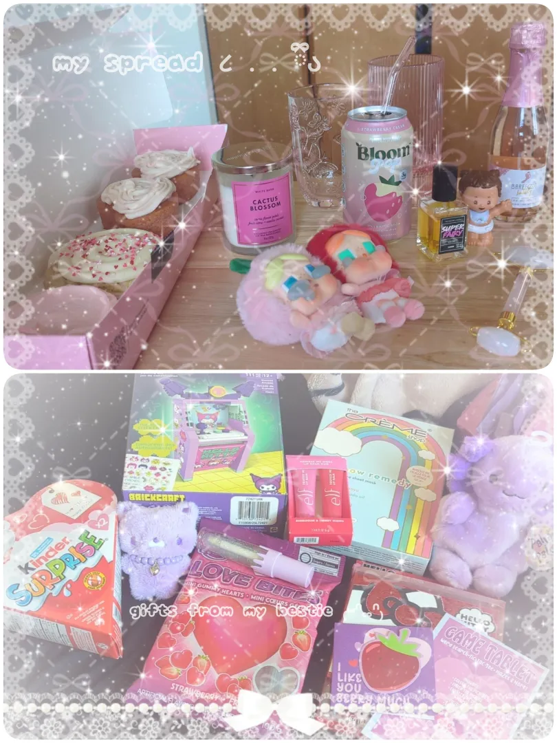 Ი︵ my lil valentines spread & some prezzies from a friend posted by BabyNatchan