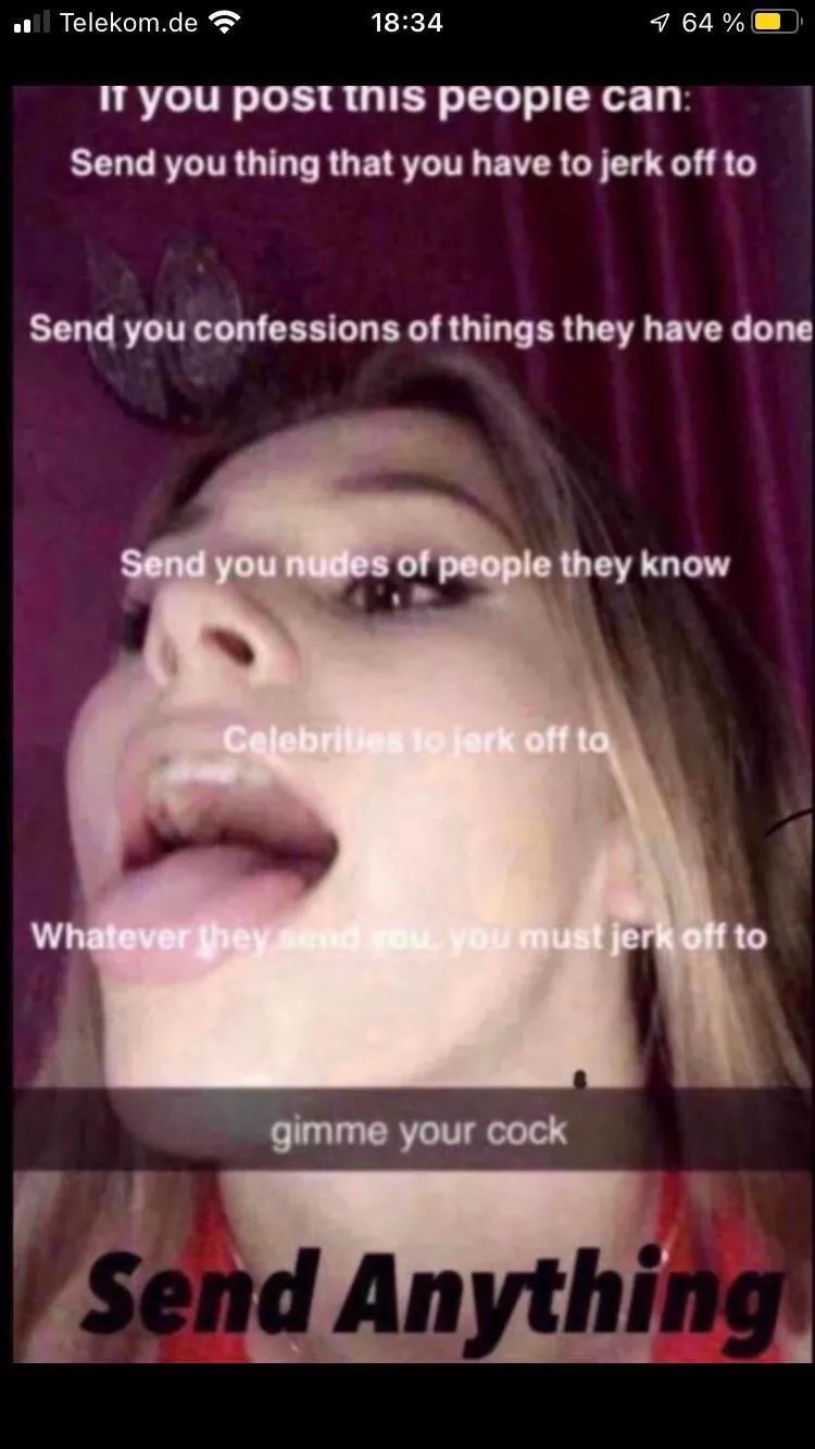 ‼️ posted by JerkToAllWhatUSend