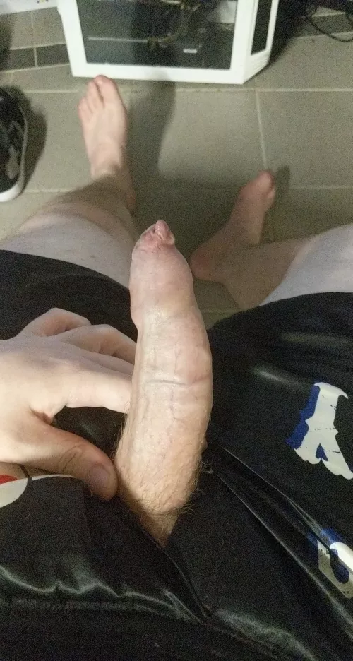 1 week load about to bust. Start at my feet and then suck me off through the fly until I cum. by Australian_c19