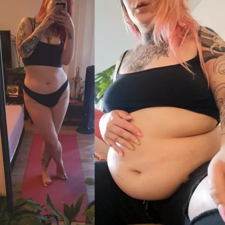 1 year of gaining ✨ by queenofdripping