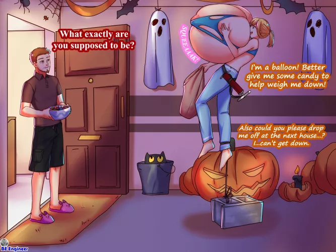 10 points for creativity and the strength of her bra, -10 points for no jacket. (OC) by BE_Engineer