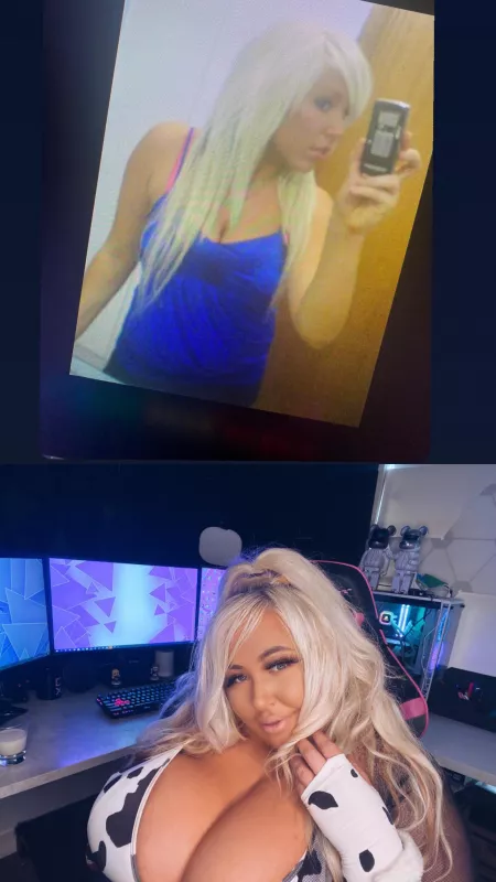 10 years difference with weight gain. by keakusbae