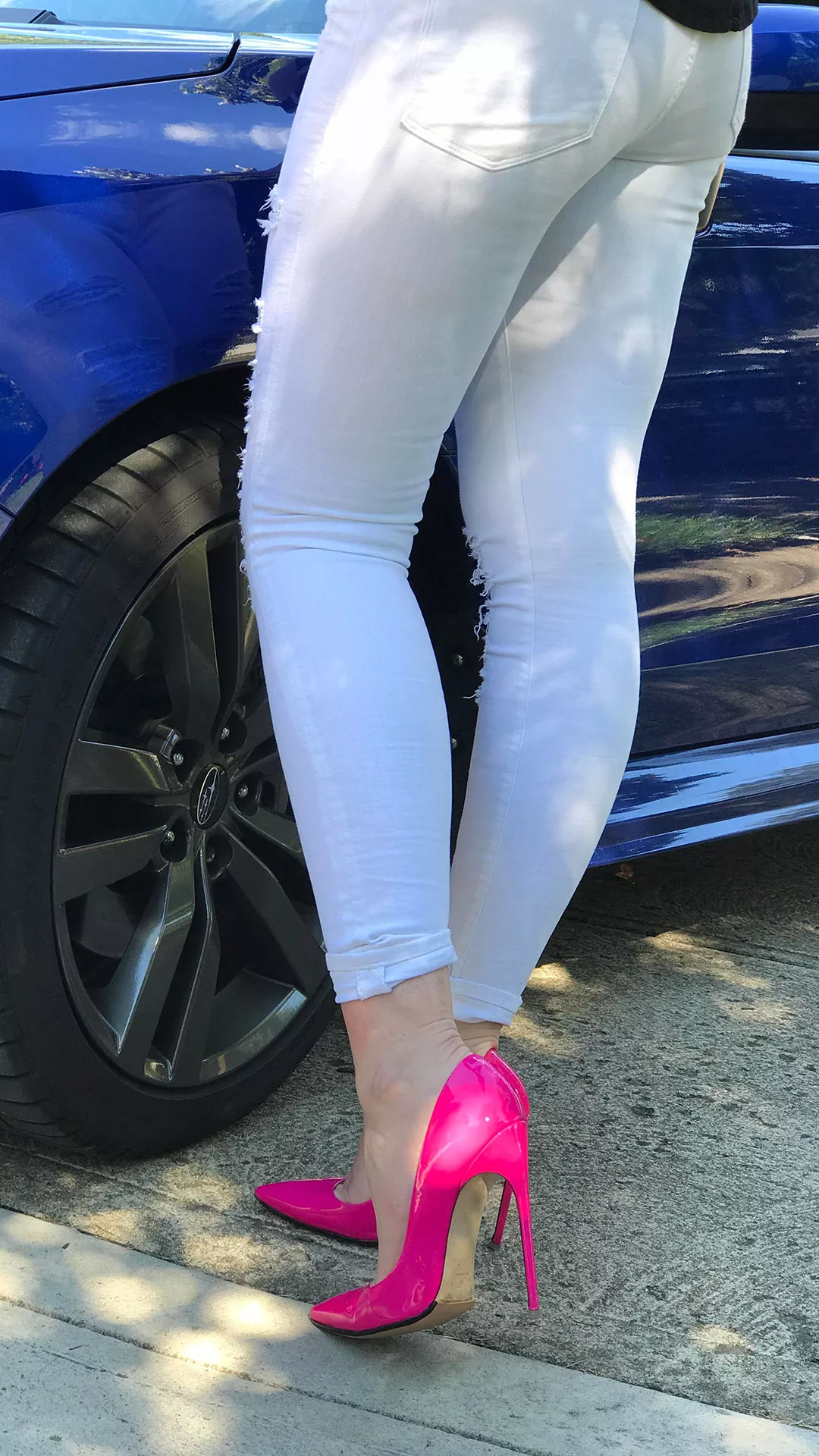 [1080x1920] Brian Atwood 130mm pink pumps posted by ILoveStockings