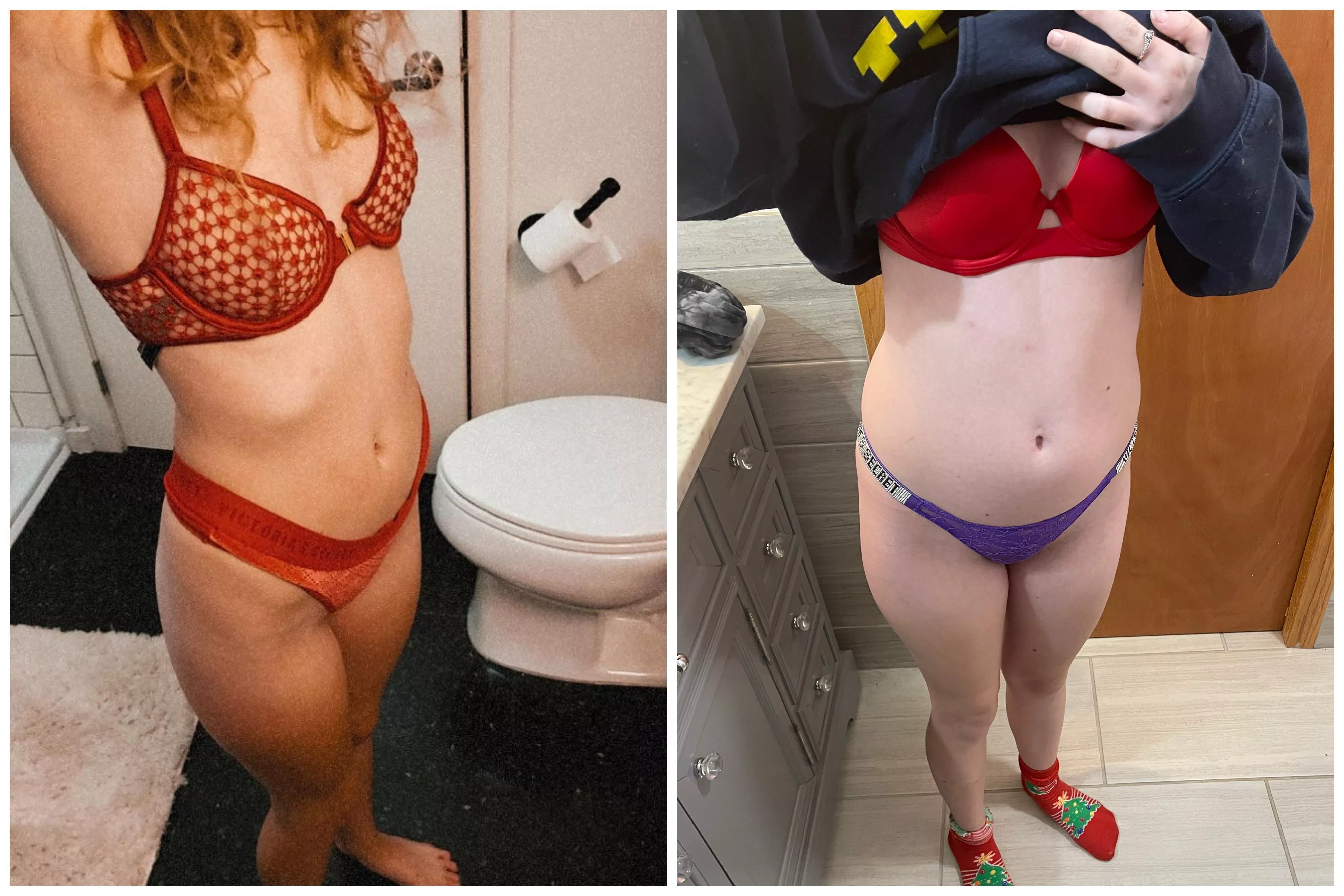 10lb difference! Still a long way to go 🐷 posted by MonkeysBelly05