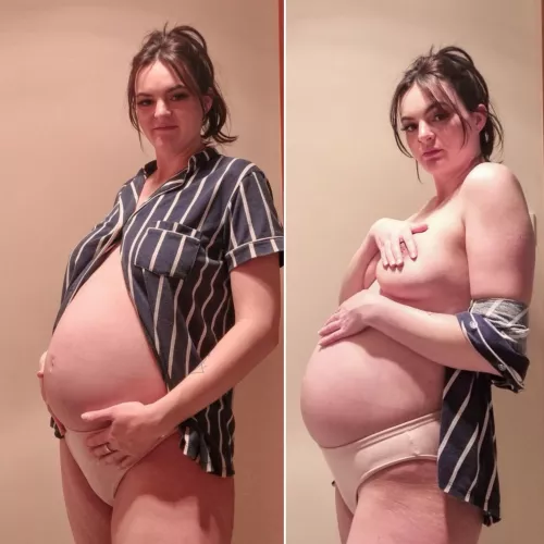 ~12 weeks to go but I don't know how I could get any bigger by bec-au93