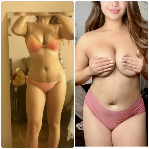 120lb ➡️ 150lb, I prefer my thighs to be rubbing by azn_mami