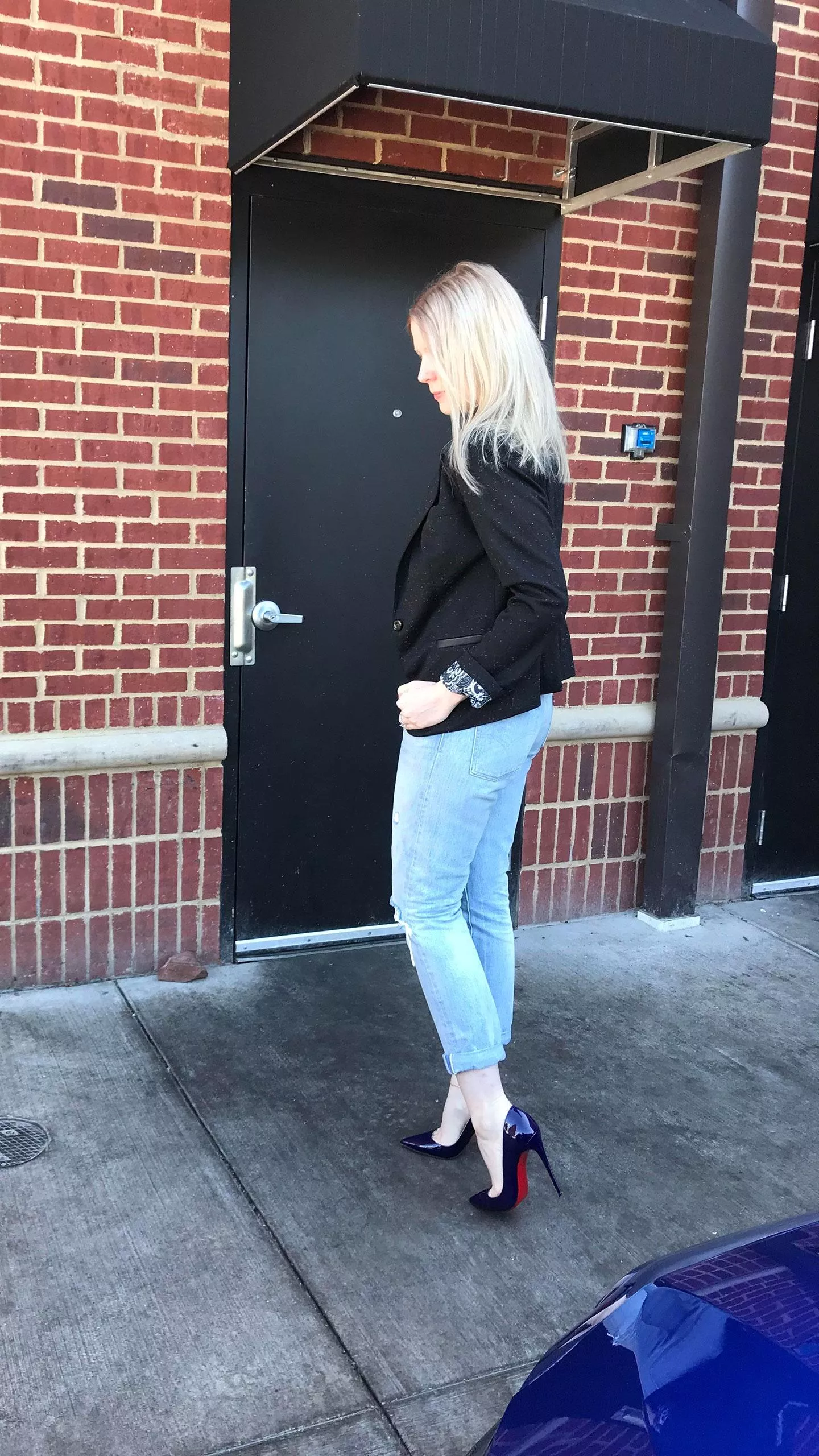 [1440x2560] Purple pop heels posted by ILoveGarterBelts