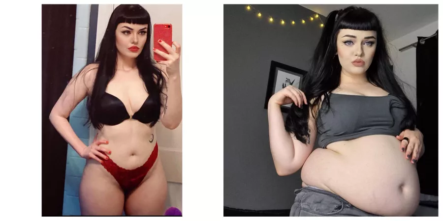 1.5 yr ago vs now 🥵🥵 by hmmwelp