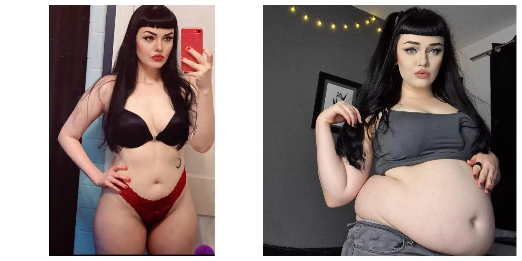 1.5 yr ago vs now 🥵🥵 posted by hmmwelp