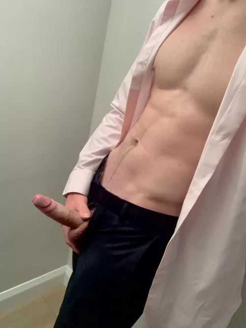 18 Wyd if you find me at work like this?? 😜🍆 by NickBatesOF