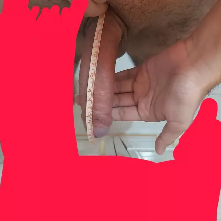 [18-19 cm] Can I claim this as 19 cm or is it lower? Have a downward curve so I used the tape, I made sure there weren't any airgaps by Fashmonke