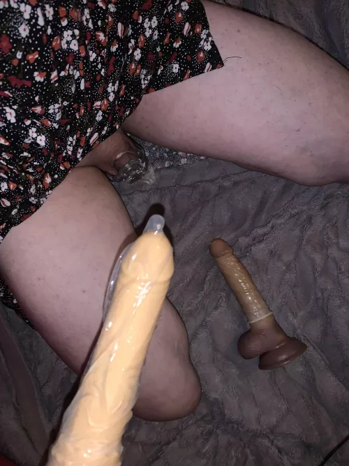 19 days of chastity and I milked 3 loads of tasty cum. I also did some ass to mouth my toys, and my mouth still tastes of my cum. I love Locktober. I hope you do too. X by LadyDreams