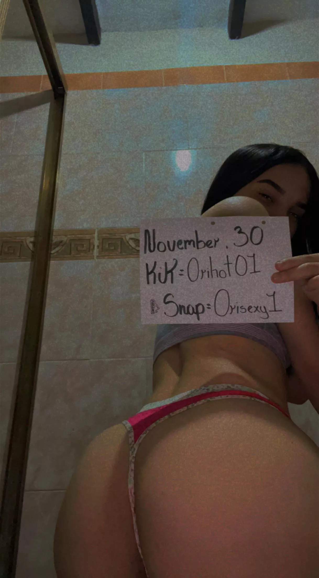 19 [F4M] (selling) Hi, SEXTING💫VIDEO CALL💫VIDEO (anal, twerking) 💫GFE💫 (Live verification) 💫add me to my kik @ orihot01 💎y Snap @ orisexy1 posted by Oriana_07