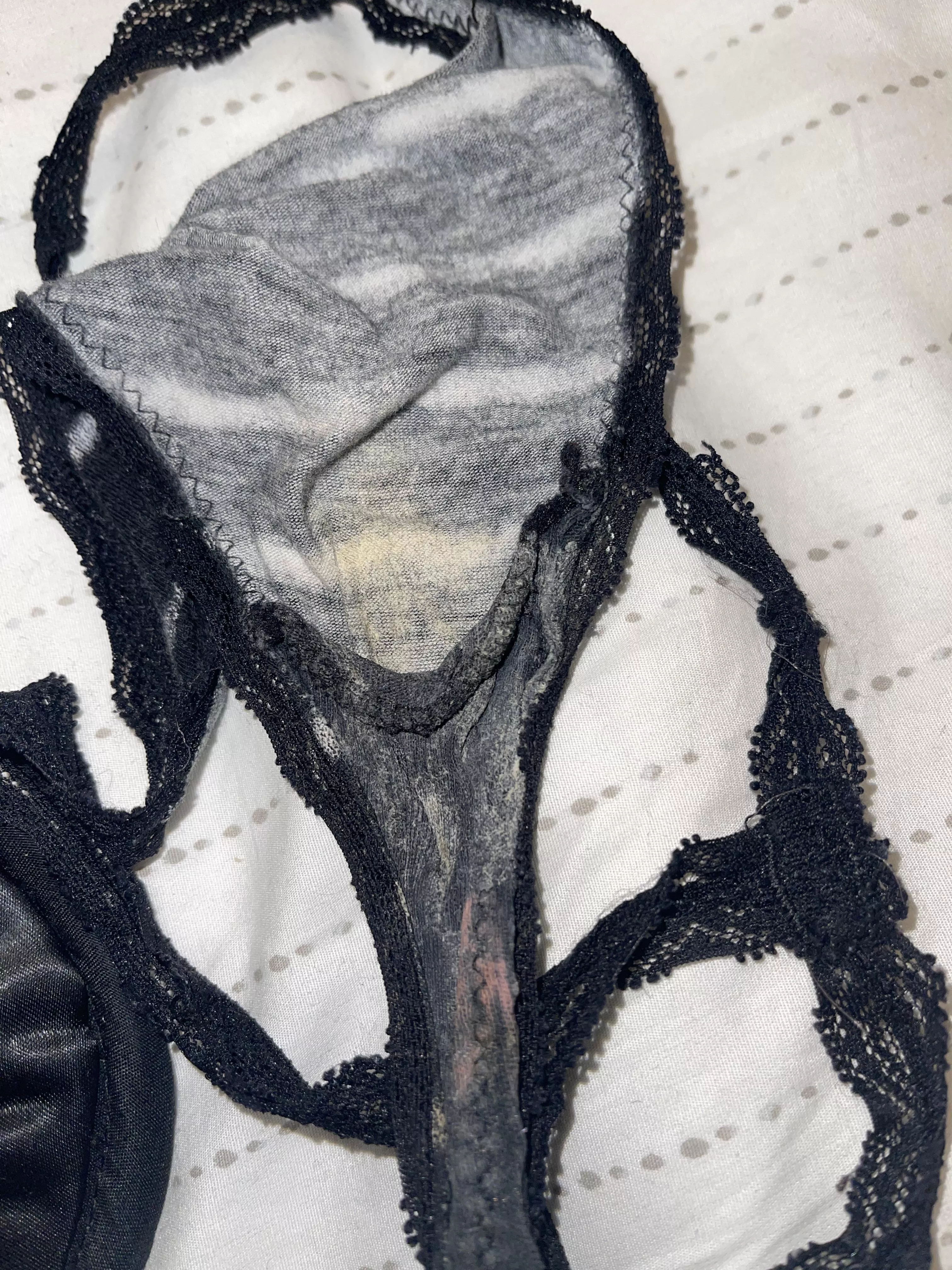 19 year old sisters thong. She left them very creamy. posted by King_JA333