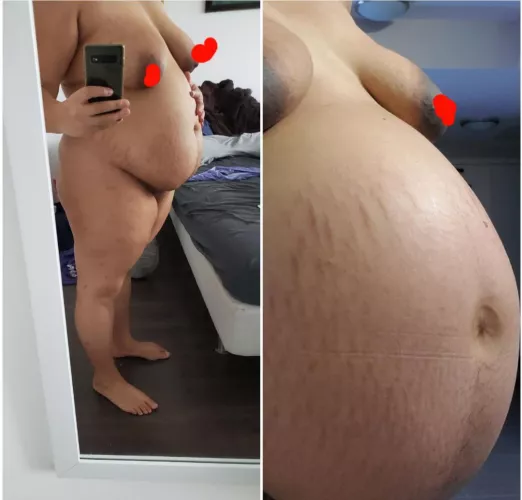 1st trimester to 3rd trimester 😍 by mamadomme