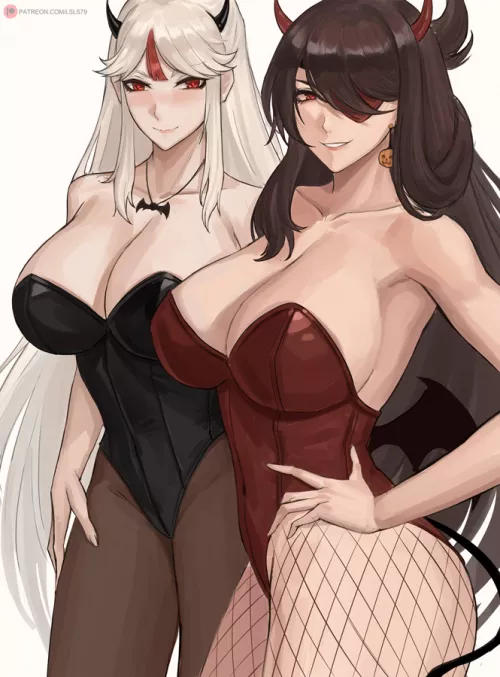 2 Devils looking for a good time. by The_Tactical_Nerd
