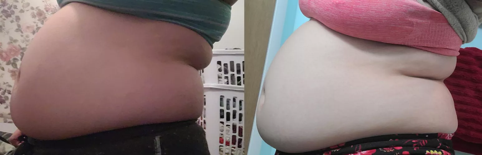 2 month difference 🥵 by throwawayfeedee18