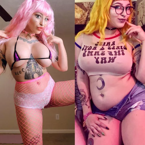 2 yaers of progress! before/after ¸??? by gleefullegal