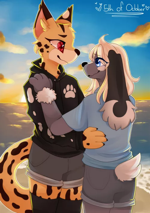 2 years and counting 💕 I'm grateful everyday for having you in my life 💖 by snowdowo