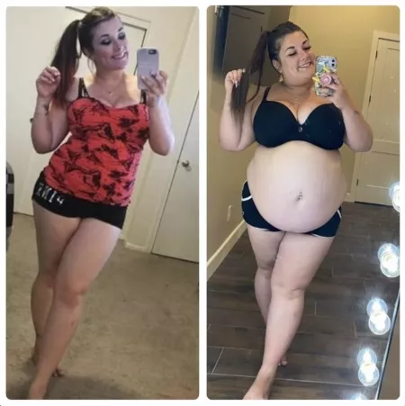 2016 Vs 2021 by BBWCandiShea