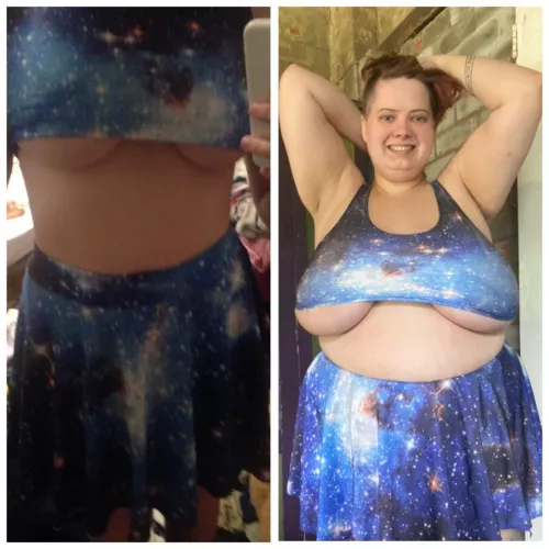 2017 vs Today! I finally found the skirt so had to remake it! by Doctorsybil1