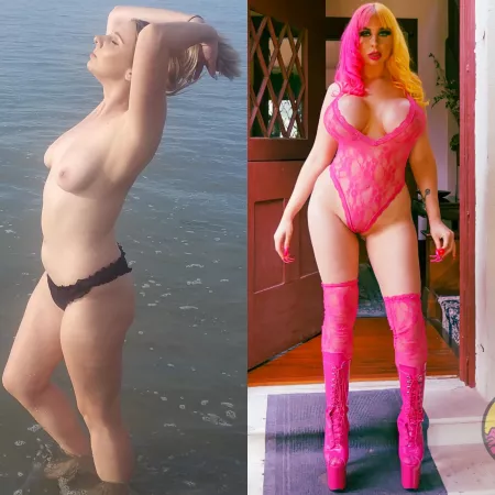 2018 before I started my journey vs 2021. I also get my fake ass later this year and next year my facial reconstruction surgery. by sapphiresummers