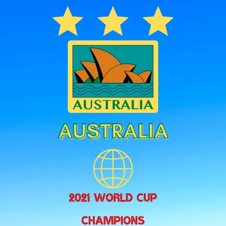 2021 World Cup Champions... AUSTRALIA by R00ftop