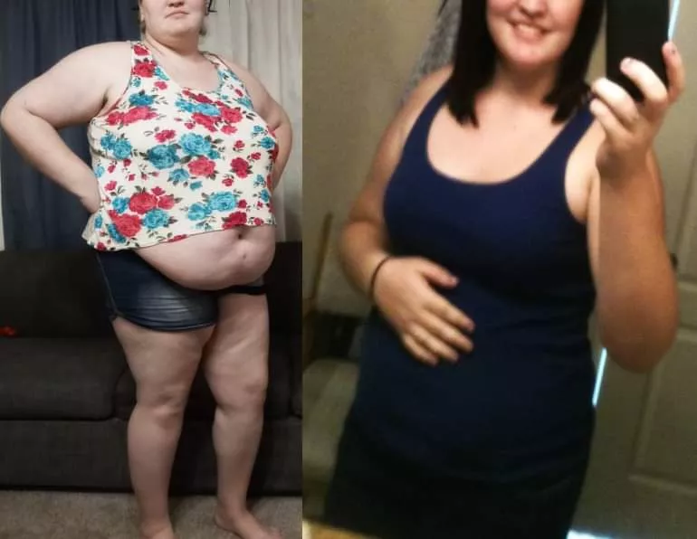 2021(330lb) vs 2011(180lbs). 150lbs gained over 10 years. posted by HarleenQ26