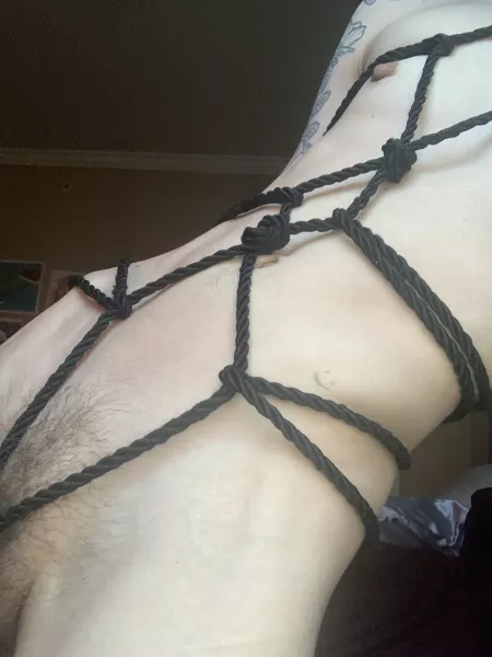 [21 nb] trying to learn shibari.... making progress? by charlieee666