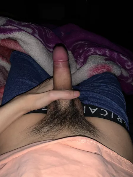 [21] What y’all think of my brown cock?😉💦 by rxsky_bi1