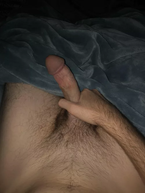 [21/M] Haven’t shaved in a while, but here’s my 7 inches. Who wants to send some encouragement for the night? by Ferelas15