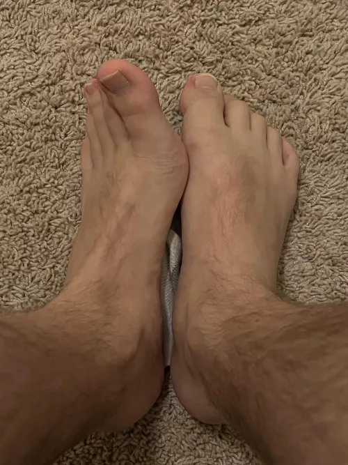 (21M) I’ll make you feel right at home under these young fit college feet, bro… just kneel down and say ‘please’ 😜 by MyrosFeet