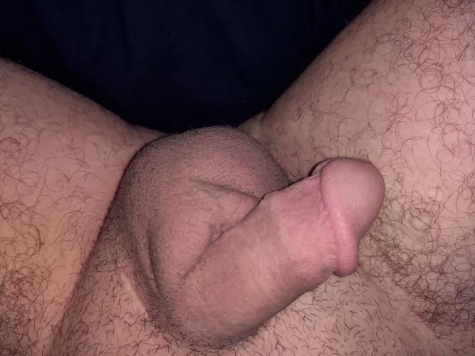 (24)(oc) I legit love showing off my cock it's makes me so horny:D anyone else like my cock and balls? by ThrowawayACCT88975