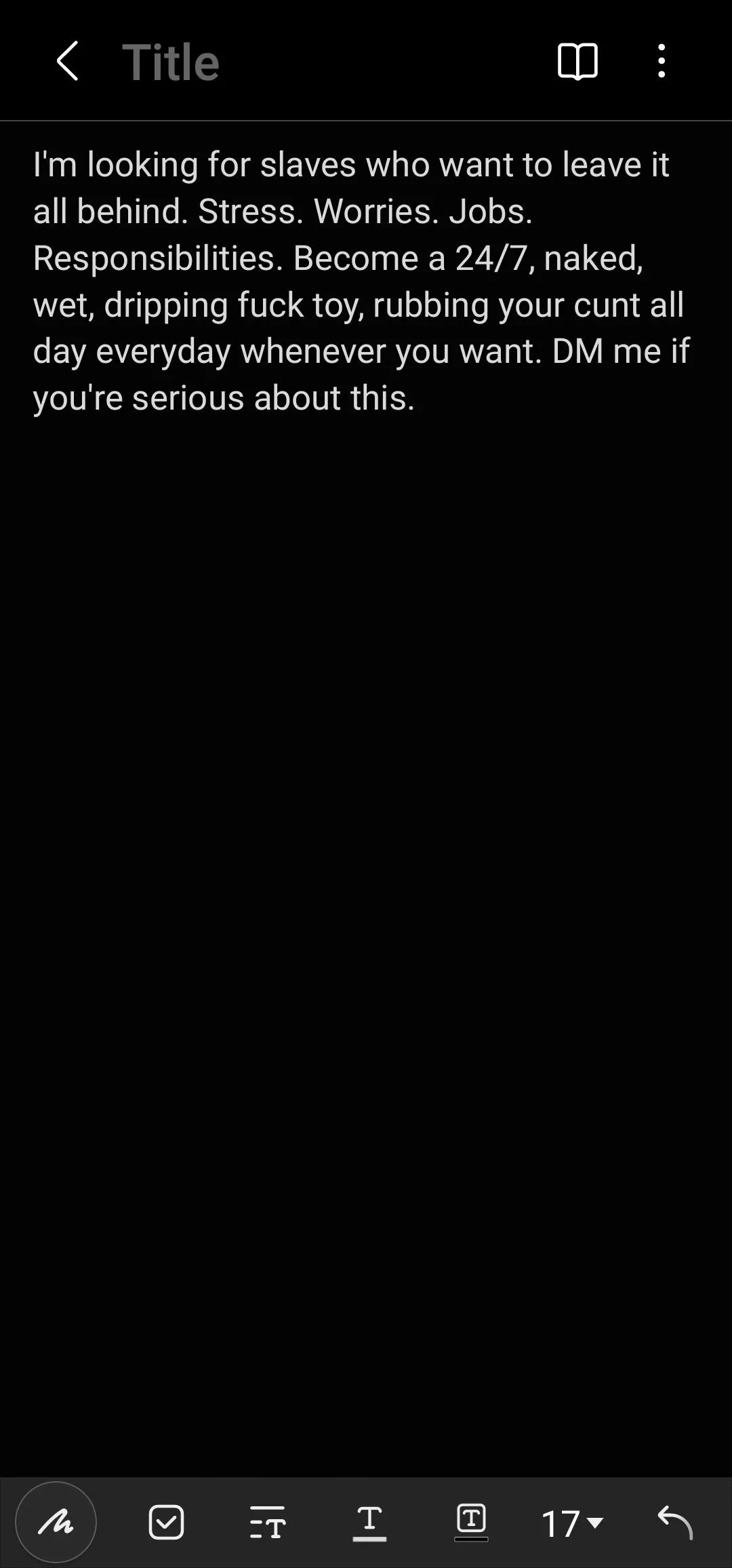 26 master looking for slaves posted by tgodjets1