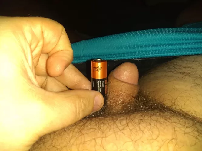 [28] my little dick next to a double A by jumbojoe2436