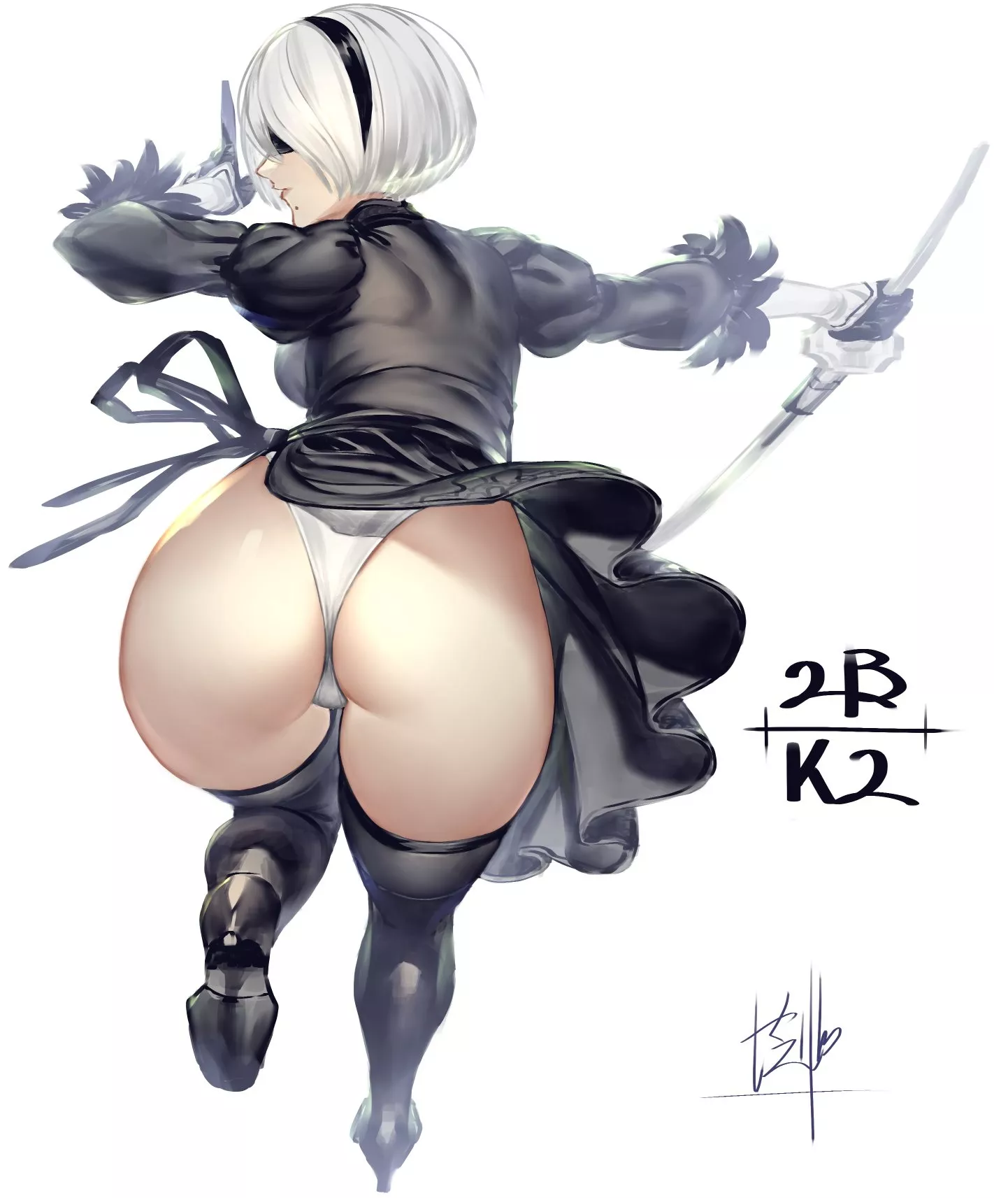 2B by kawarage posted by CheetahSperm18
