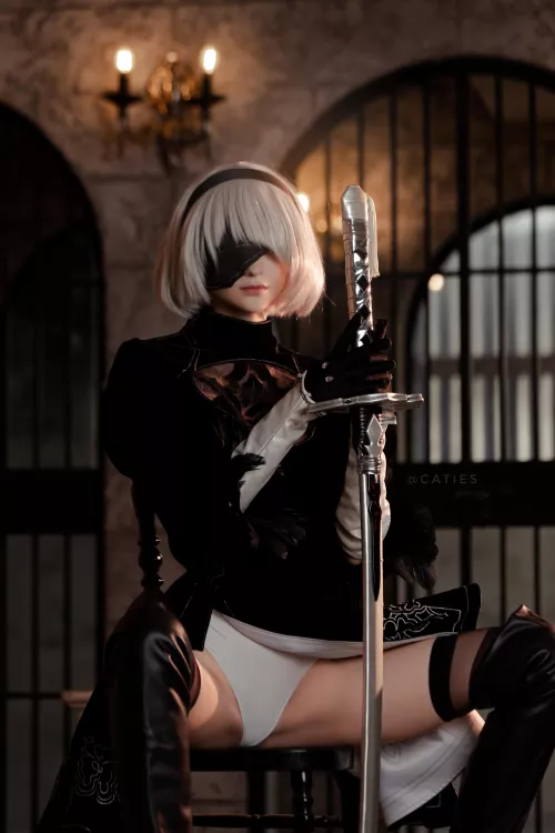 2B cosplay by Caties by macabreboo