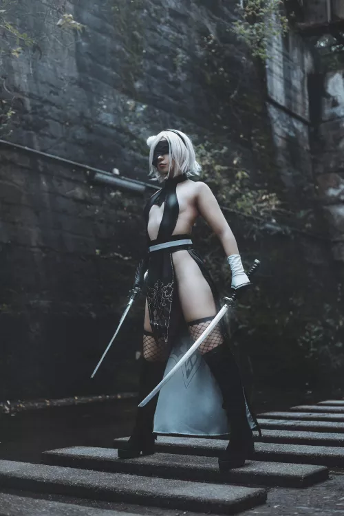 2B from Nier (Satiellacosplay) by Satiella