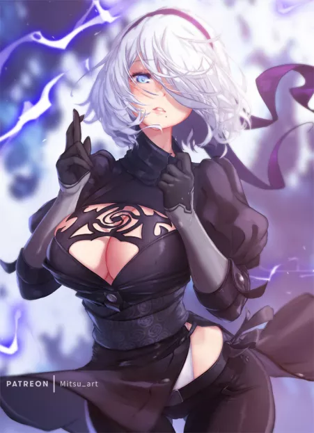 2B in jujutsu kaisen by Mitsu-art