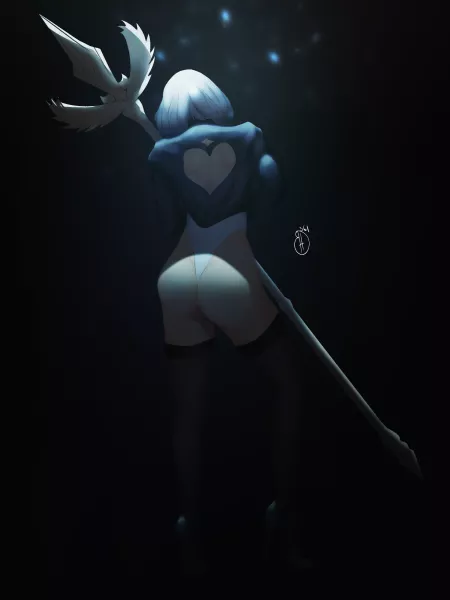 2b in the light (by me) by iBadSanta