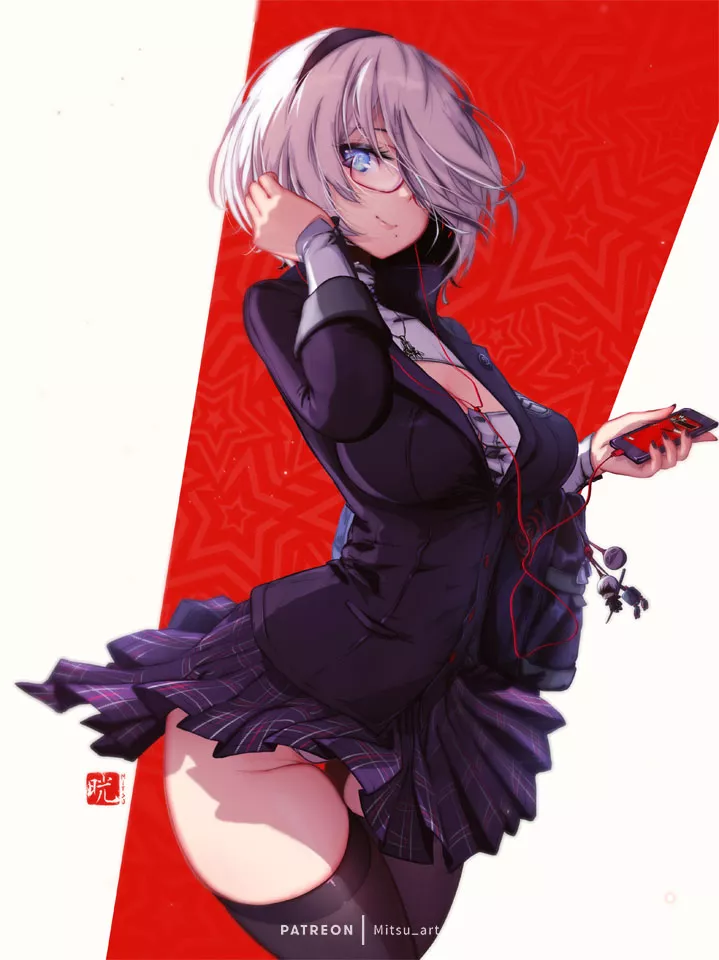 2B joins Shujin High School posted by ReleaseMySoul_