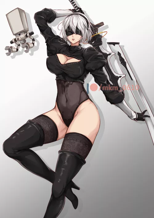 2B [Nier Automata] by CheetahSperm18
